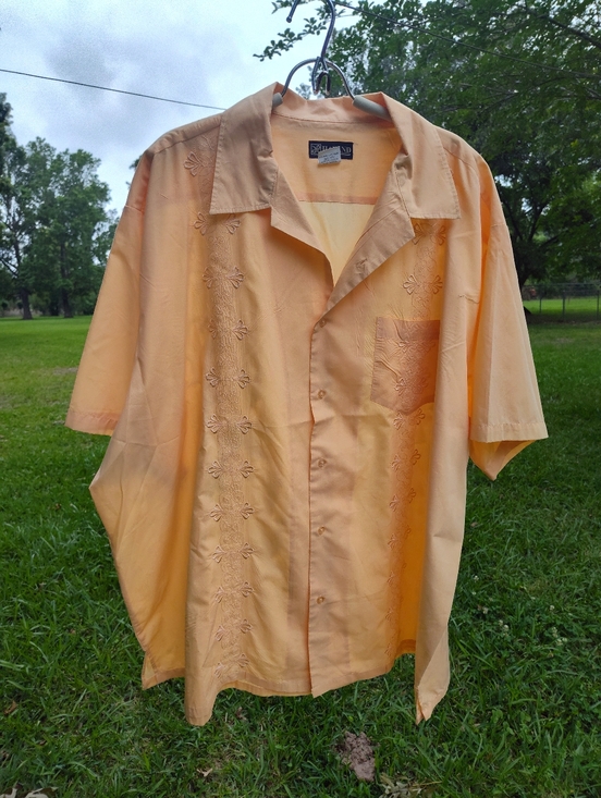 Haband Other - Haband Yellow Short-Sleeve Button Up Shirt